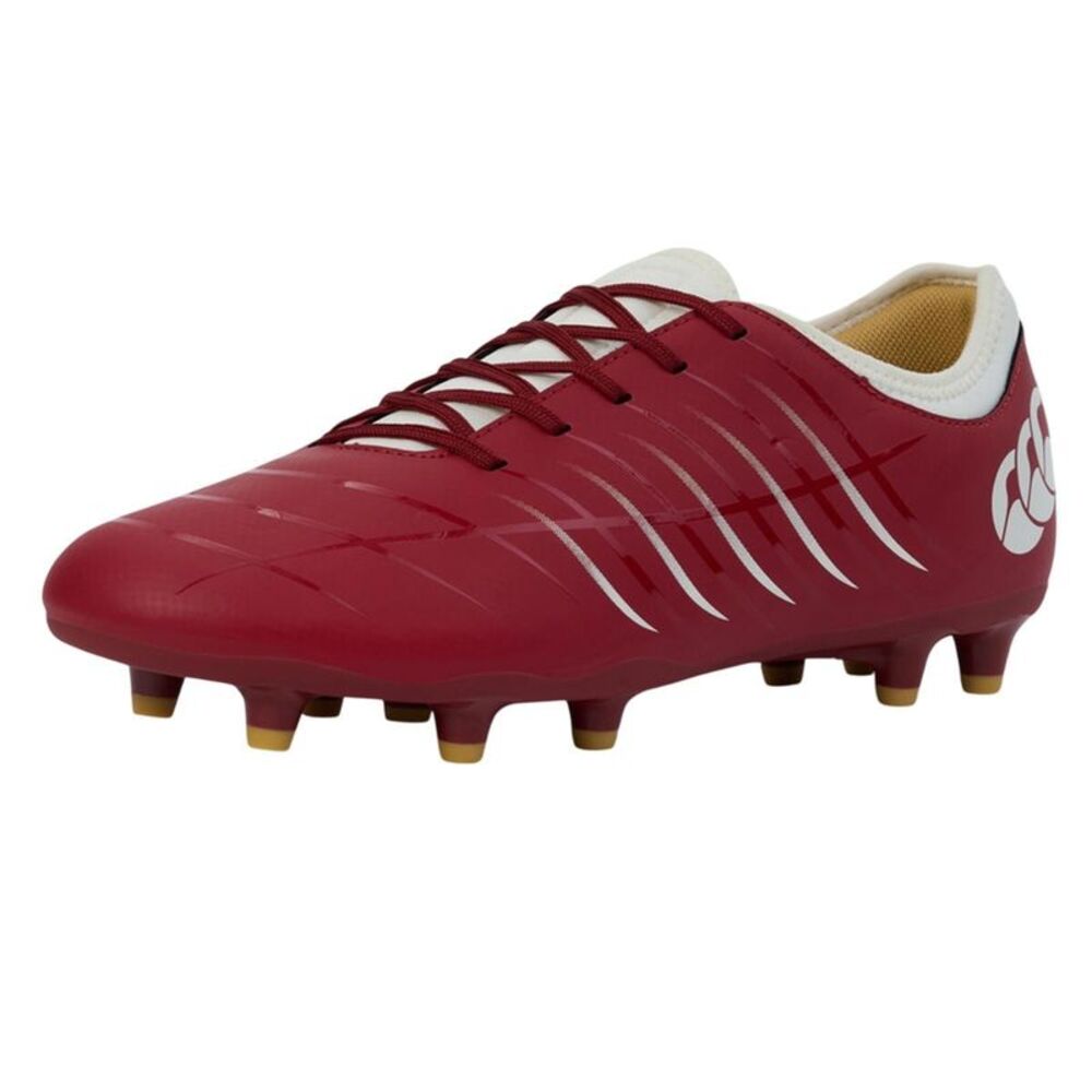 Canterbury Unisex Adult Phoenix 2.0 Team Firm Ground Rugby Boots / Red Dahlia